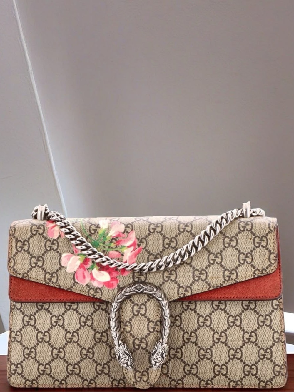 Gucci Dionysus Bag Blooms Print GG Coated Canvas